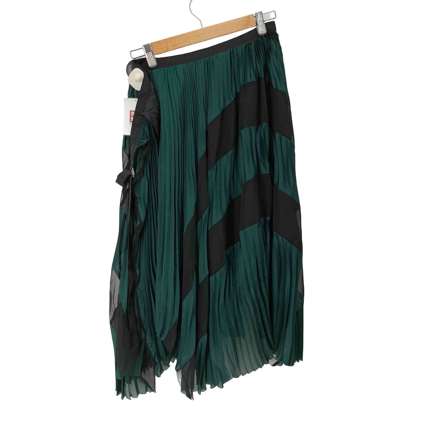 サカイ Sacai プリーツ 巻きラップスカート レディース JPN 2