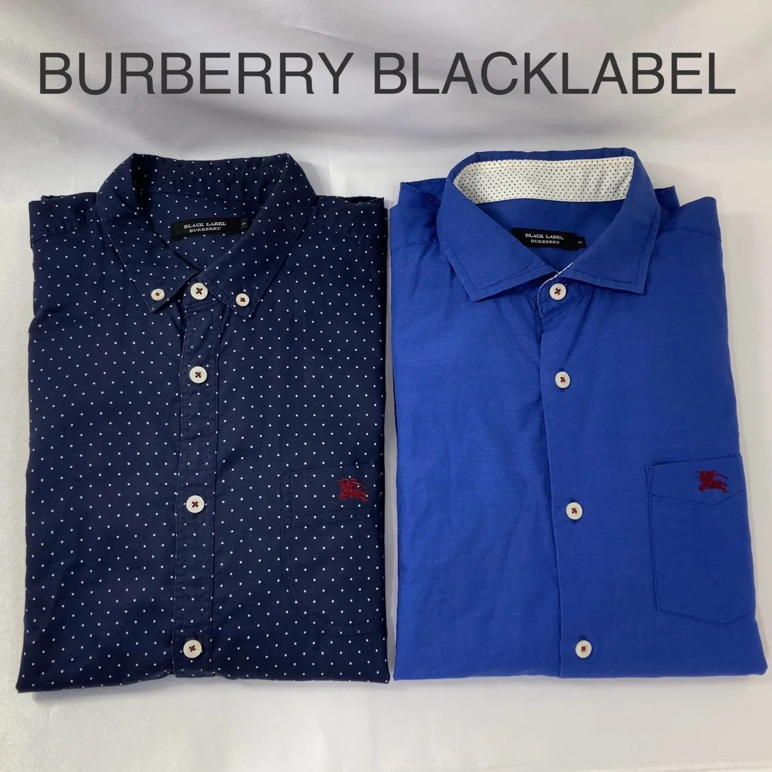 美品> BURBERRY BLACKLABEL シャツ 2枚セット - メルカリ