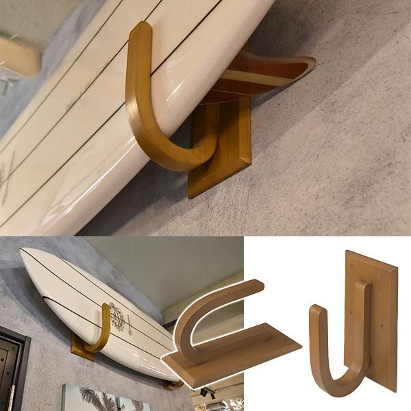 サーフボード型壁掛け鏡 フック付き サーフボード型壁掛け鏡 フック