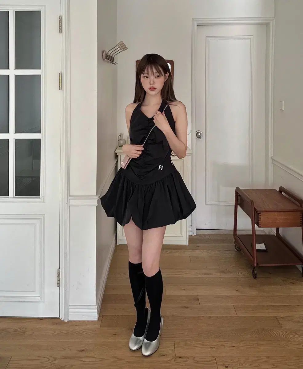 NEWALRIN☆Balloon shirring sleeveless Dress Balloon shirring sleeveless Dress - 뉴얼린