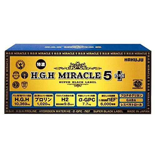 H.G.H MIRACLE5 ?SUPRER BLACK LABEL? 17g×31袋入