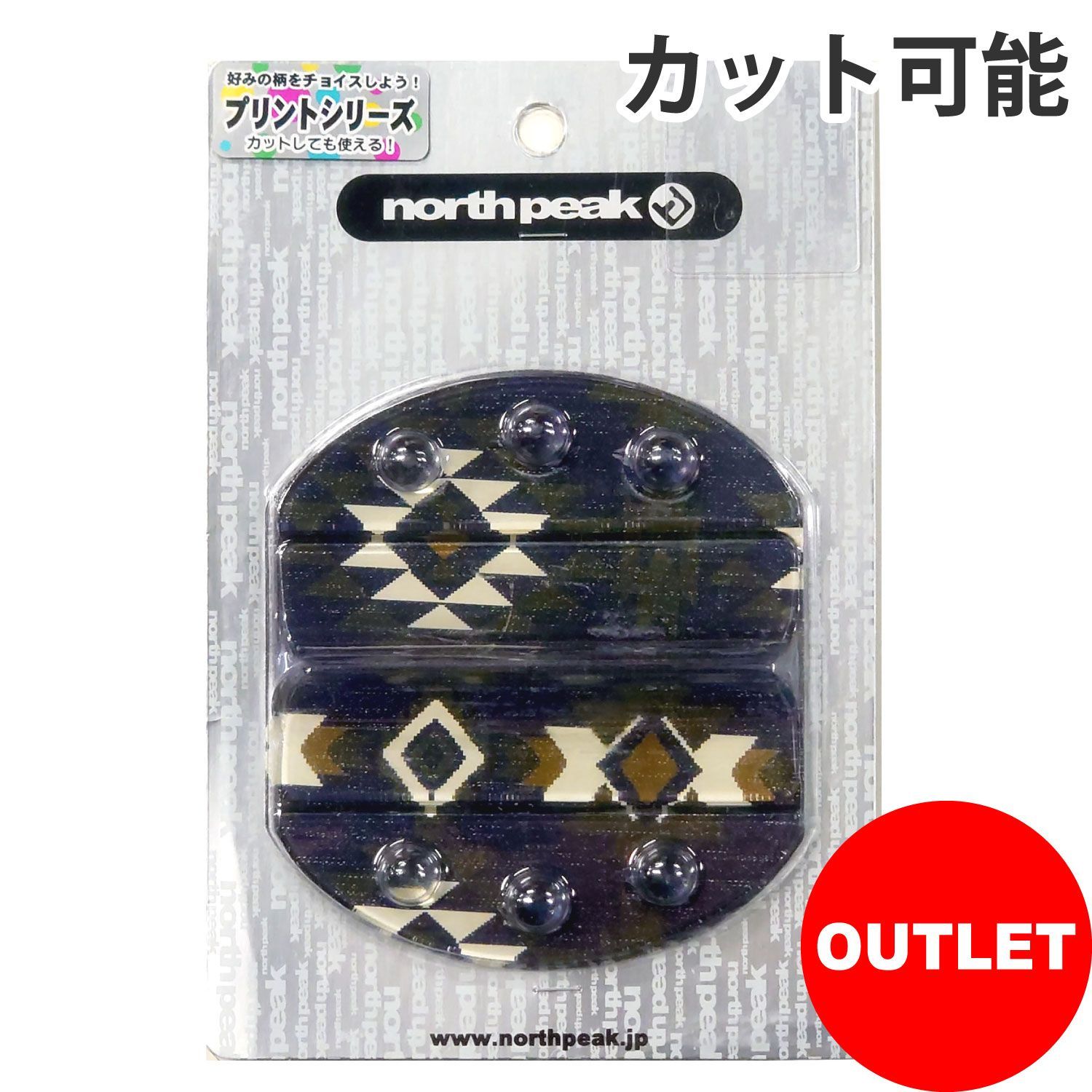north peak(ノースピーク) デッキパッド 滑り止め 薄型 スノーボード 