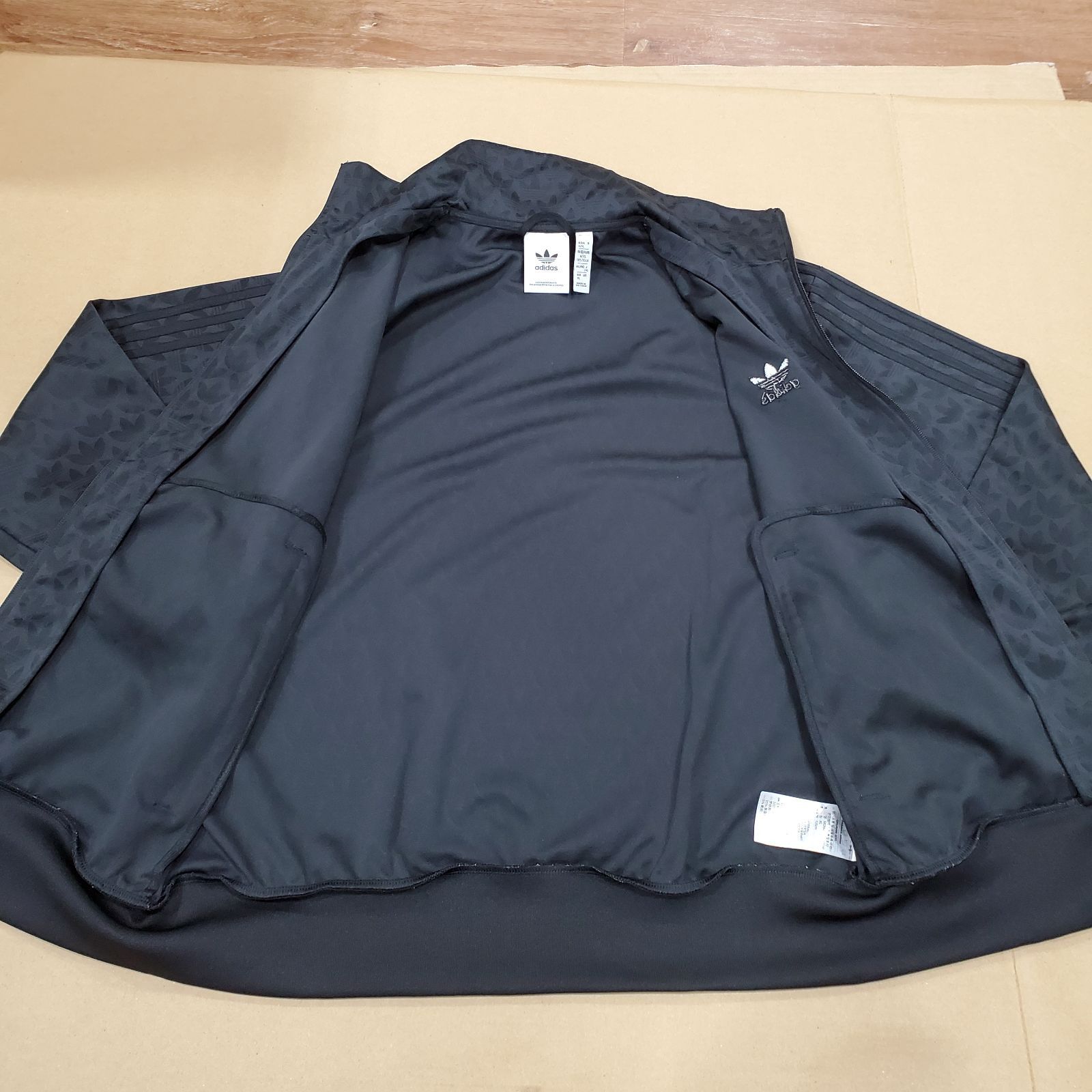 EL6】adidas アディダス モノグラム 総柄 トラックジャケット