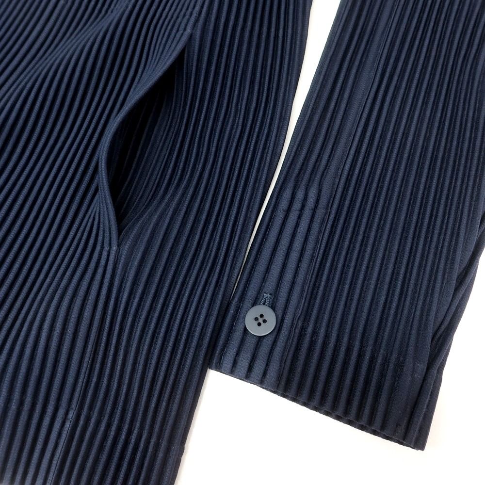 オムプリッセ イッセイミヤケ ジャンプスーツ ネイビー 1サイズ Homme