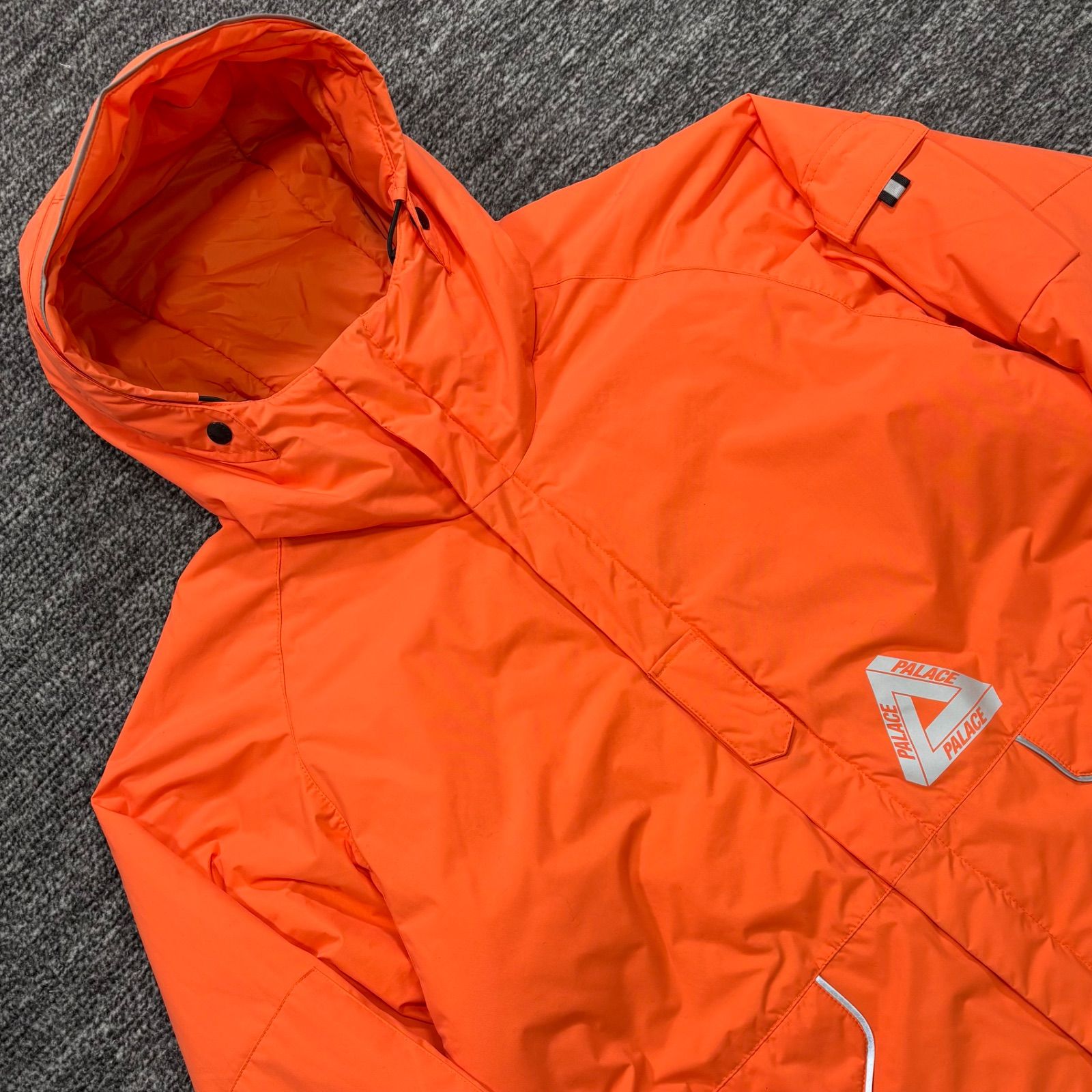 極美品 PALACE P-TECH JACKET ORANGE L パレス 中綿 ナイロン