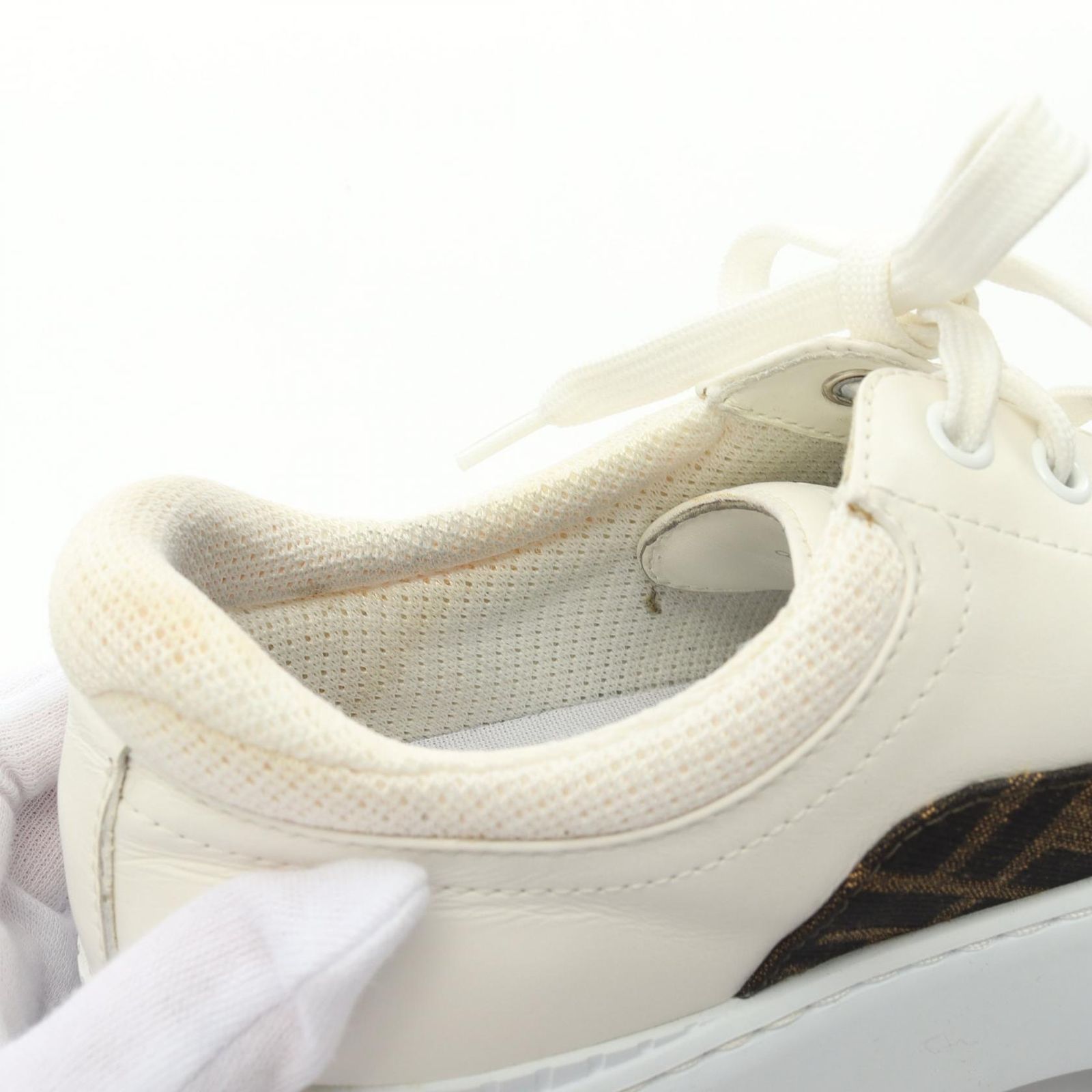 フェンディ FENDI スニーカー ズッカ フォース ロートップ キャンバス