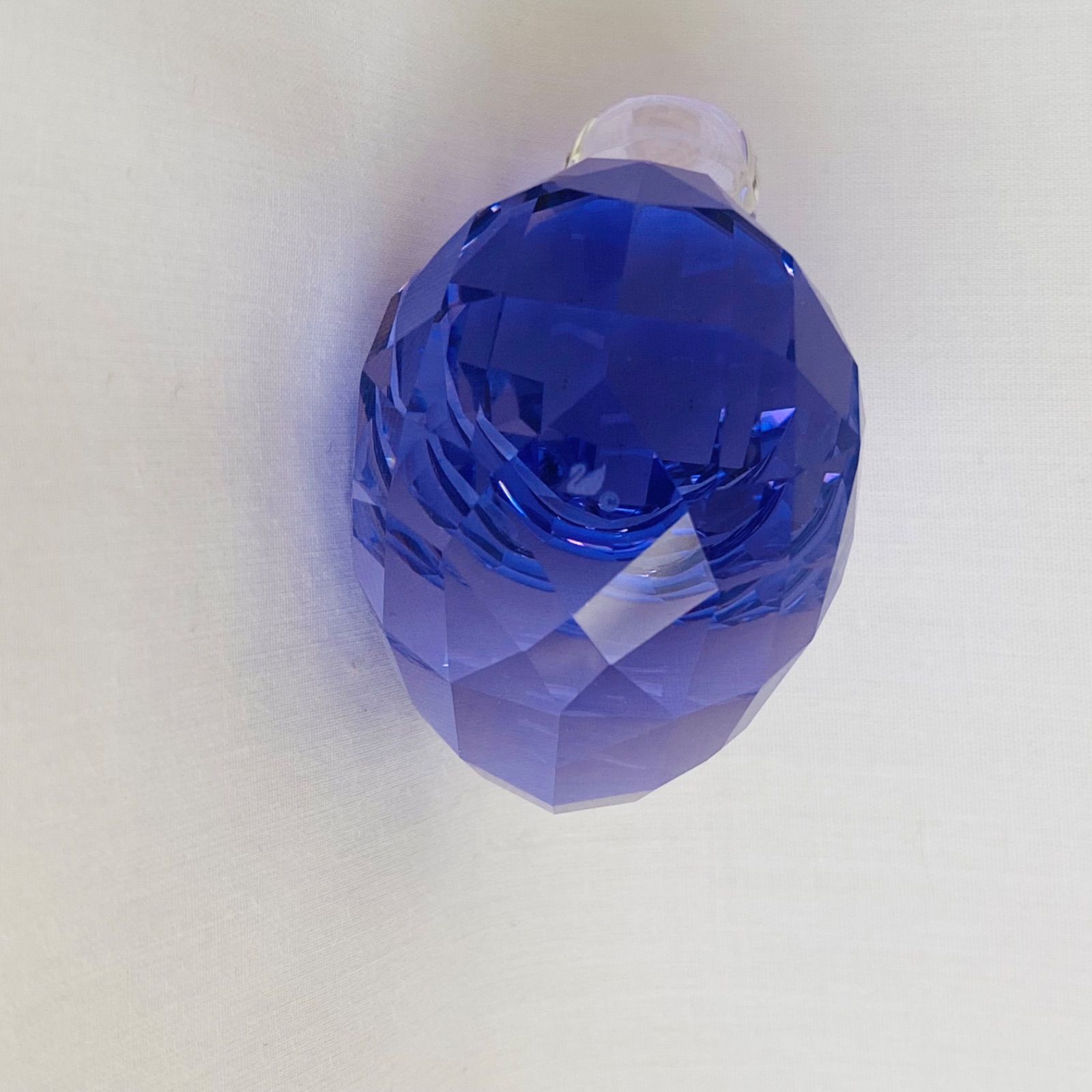 SWAROVSKI スワロフスキー クリスタルパープル DUCK J ハッピーダック 