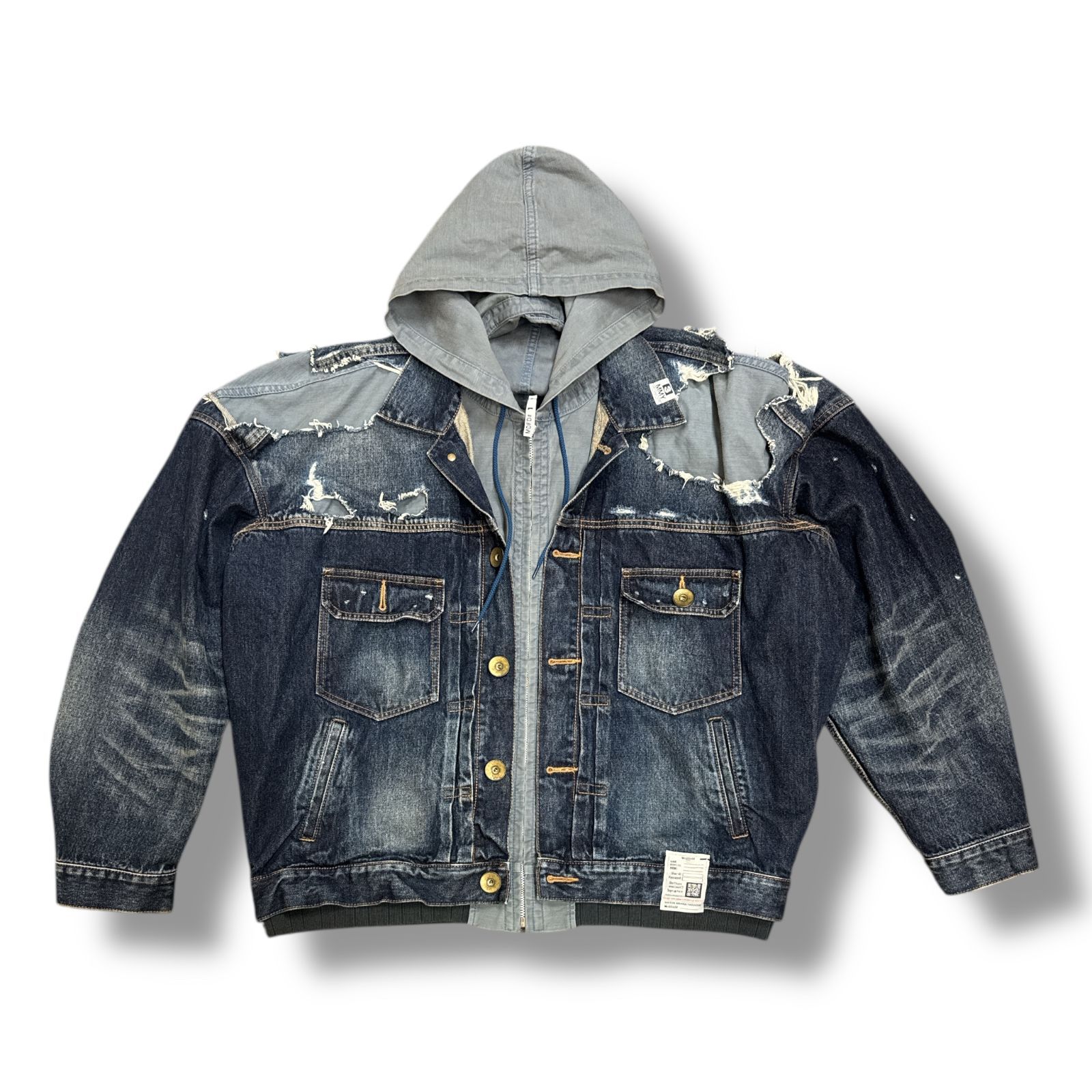 参考上代126500円 Maison MIHARA YASUHIRO DOUBLE LAYERED DENIM