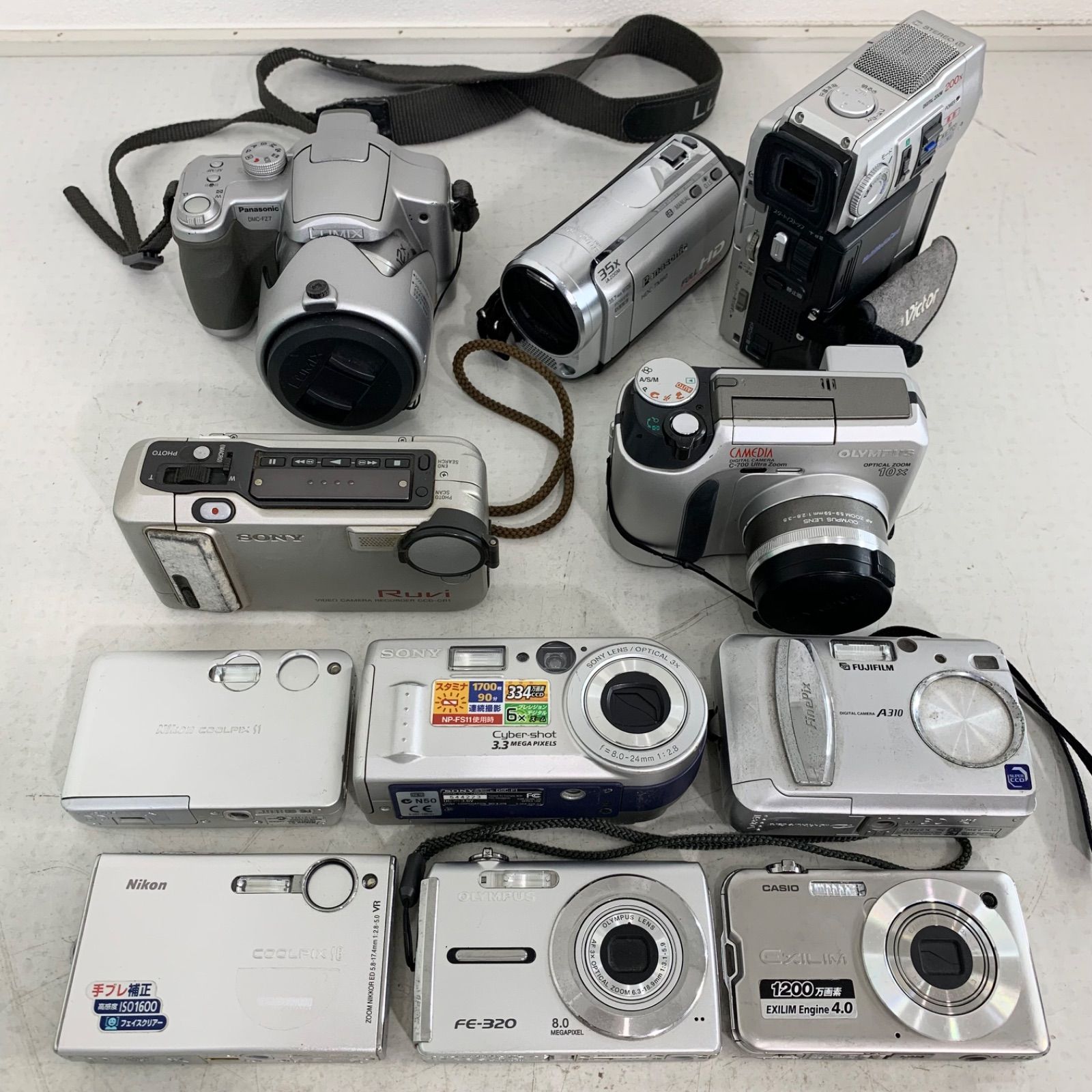 カメラ機材　部品　まとめ　ジャンク カメラ 【値下げ中】ジャンク コンデジ まとめ売り ニコン ソニー