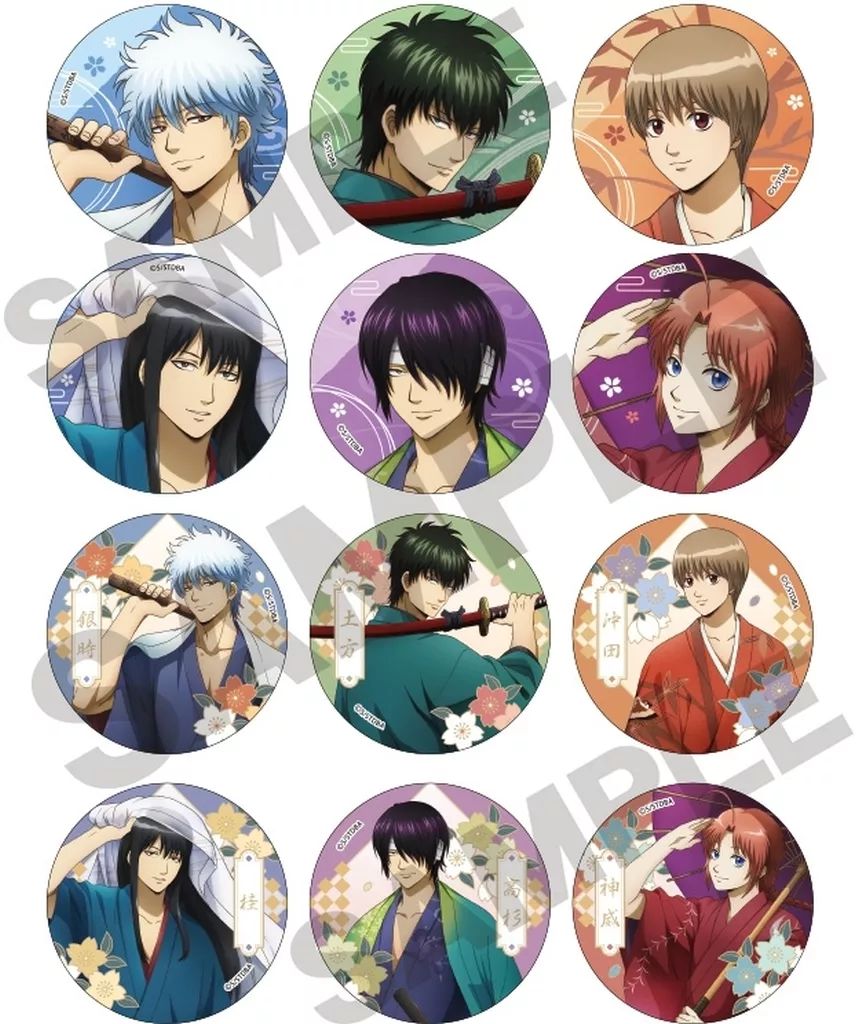 会場限定BOXなし】銀魂 華祭り 缶バッジ 全種類 コンプリート まとめ