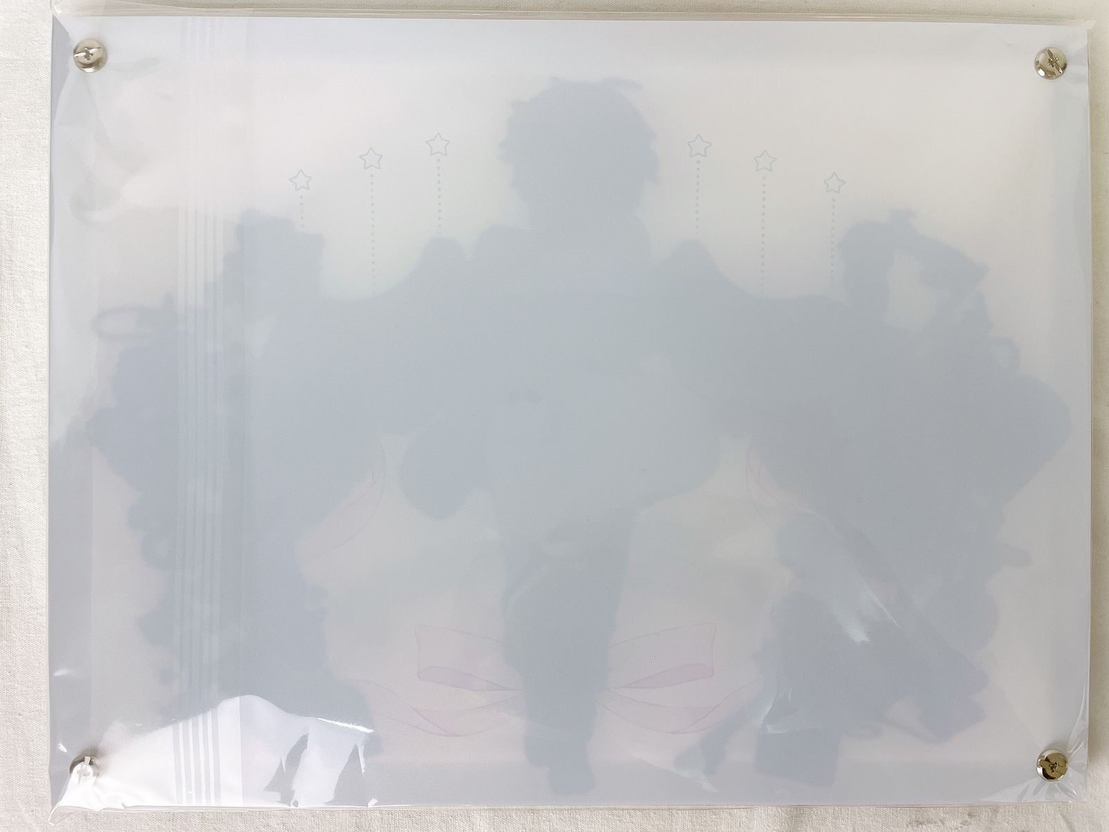 あたり景品 まふまふの3層アクリルパネル 缶バッジくじ 3 層 アクリル