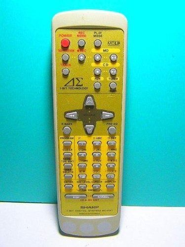 シャープ オーディオリモコン SD-FX1 RRMCG0258AWSA 本物 非常に良い