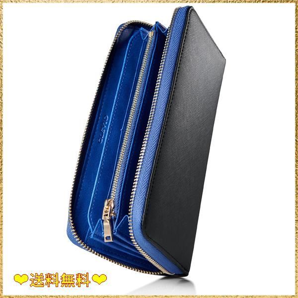 a.ブラック/ブルー [グレヴィオ] 財布 長財布 メンズ メンズ財布 ながさいふ 一粒万倍日 天赦日 虎の日