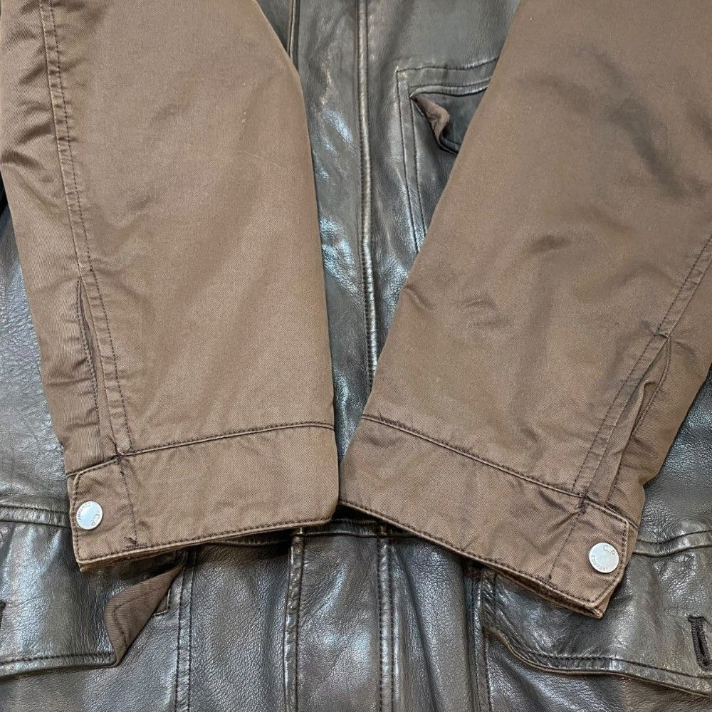 C.P. COMPANY 05AW レザー 切替 ジャケット ブルゾン サイズ48