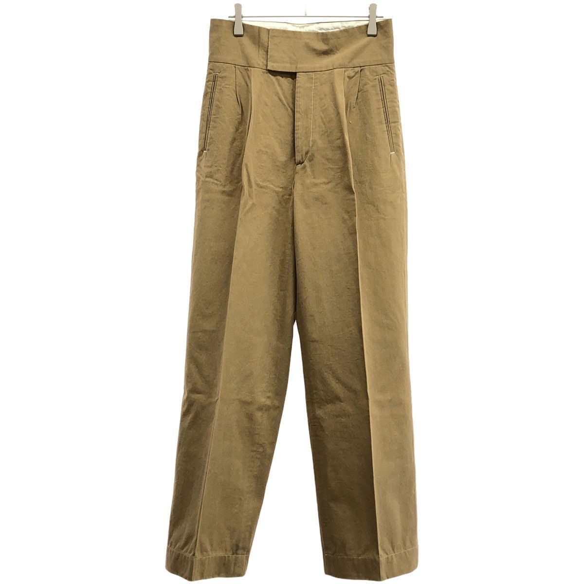 FUMIKA UCHIDA フミカウチダ コットンワイドハイウエストトラウザーズ  