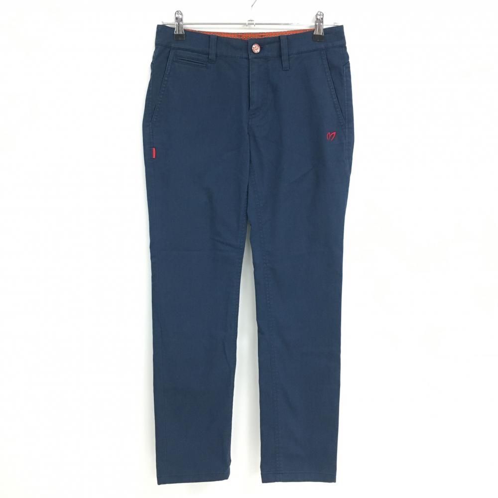 マスターバニー パンツ ネイビー ロゴレッド レディース 1(M) ゴルフ