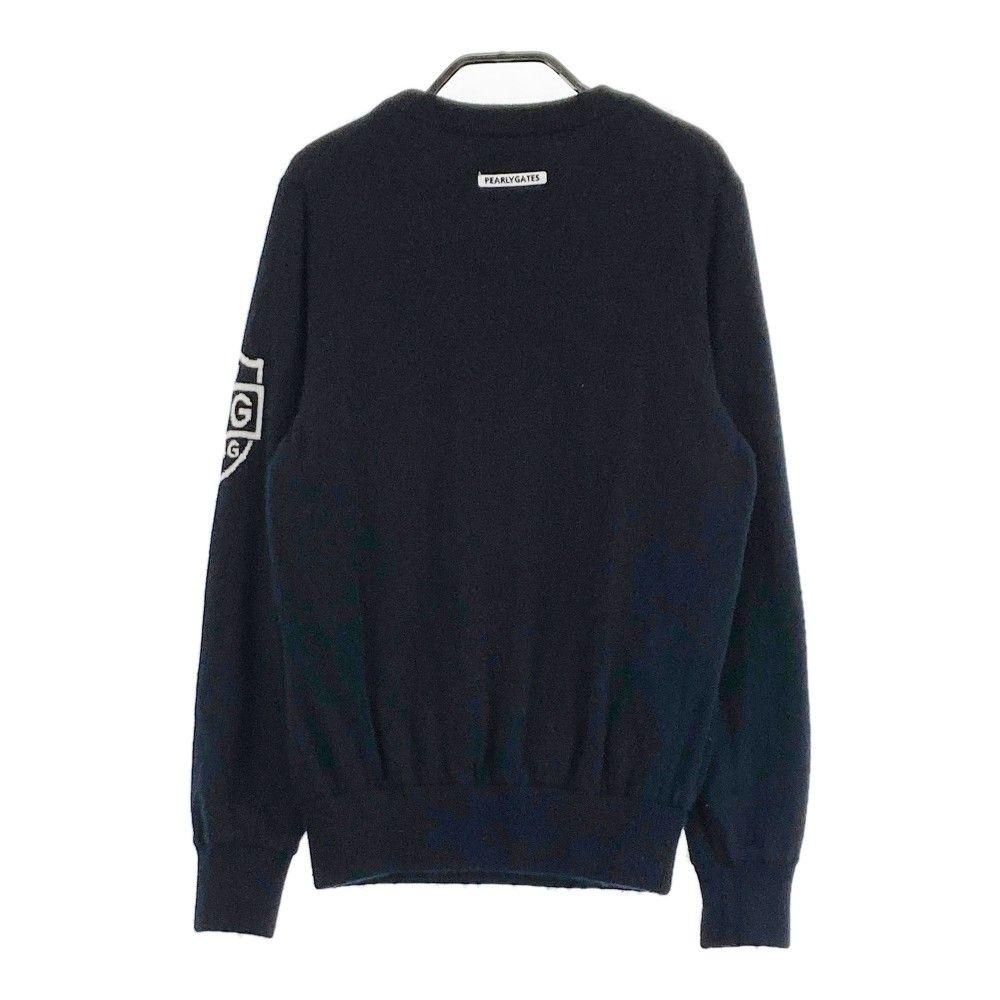 サイズ：0 PEARLY GATES パーリーゲイツ  カシミヤ ニットジャケット  ブラック系 [240101433523] ゴルフウェア レディース ストスト PEARLY GATES(パーリーゲイツ) ニット｜中古ゴルフウェア通販