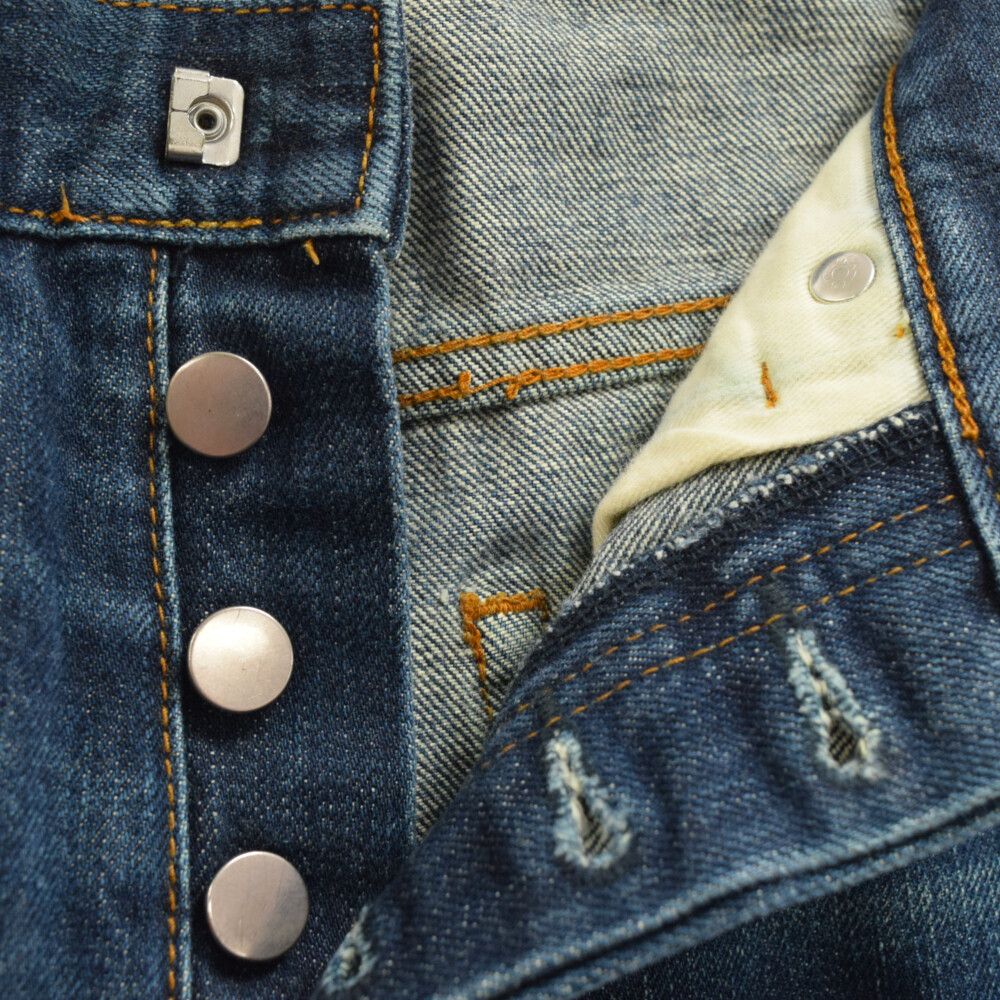DIOR (ディオール) Button Fly Denim Pants PIH1011565 ロゴ金具