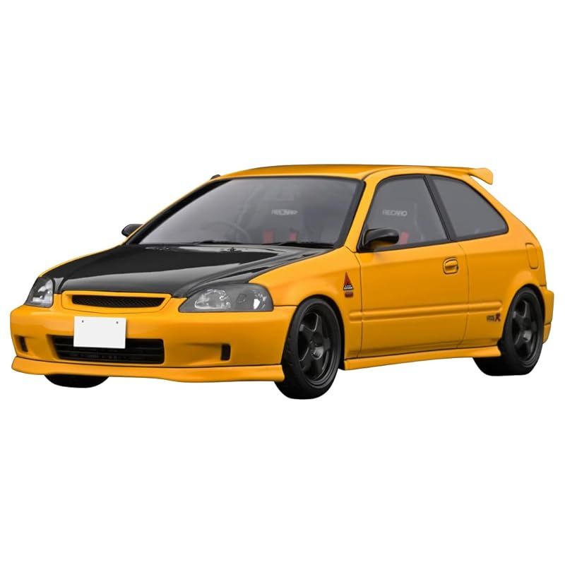 ignition model 1/18 INITIAL D Honda CIVIC (EK9) Type R Yellow 完成品 IG3629