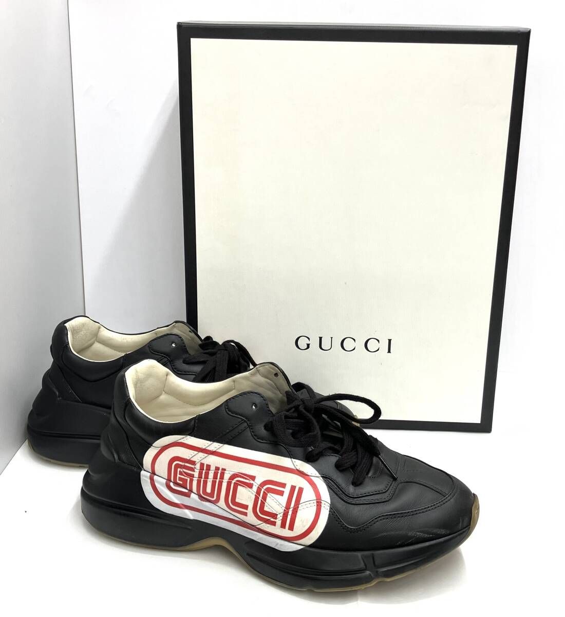 GUCCI 靴 GUCCI(グッチ) 233334スニーカー ホワイト サイズ 8｜【公式