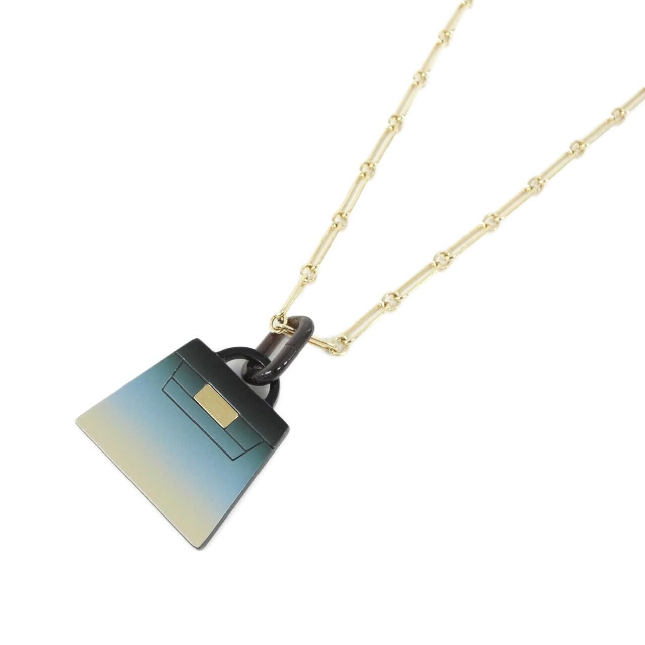 エルメス アミュレット ケリー フュージョン GM 057119FD ネックレス 