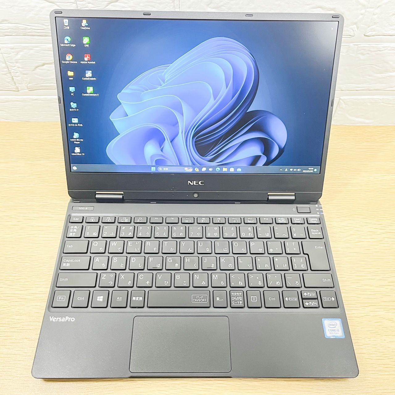 【超軽量★重さ917g】NEC VersaPro VKT13/H-4 Core-i5 8200Y メモリ8GB SSD256GB FHD12.5インチ  Windows11 Pro 薄型・軽量・小型 ノートパソコン