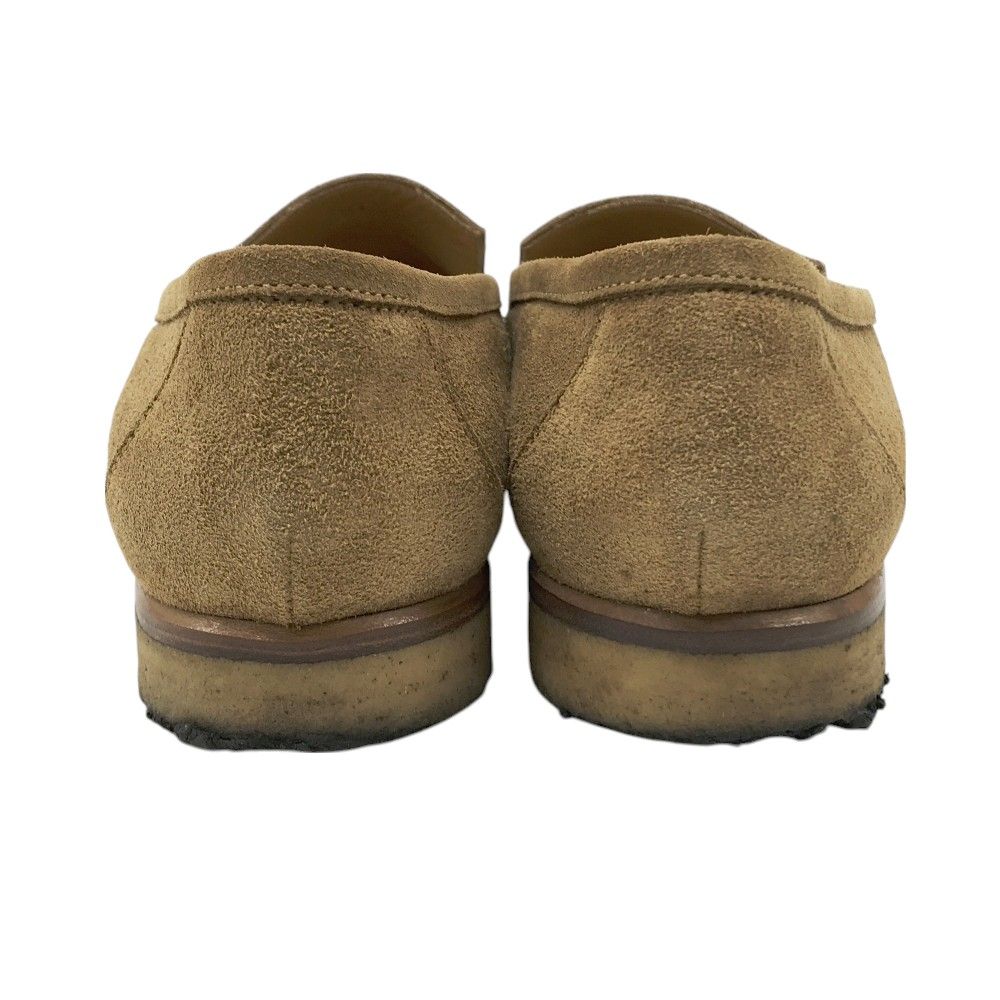 HERMES エルメス スエード ローファー ブラウン系 39 メンズ