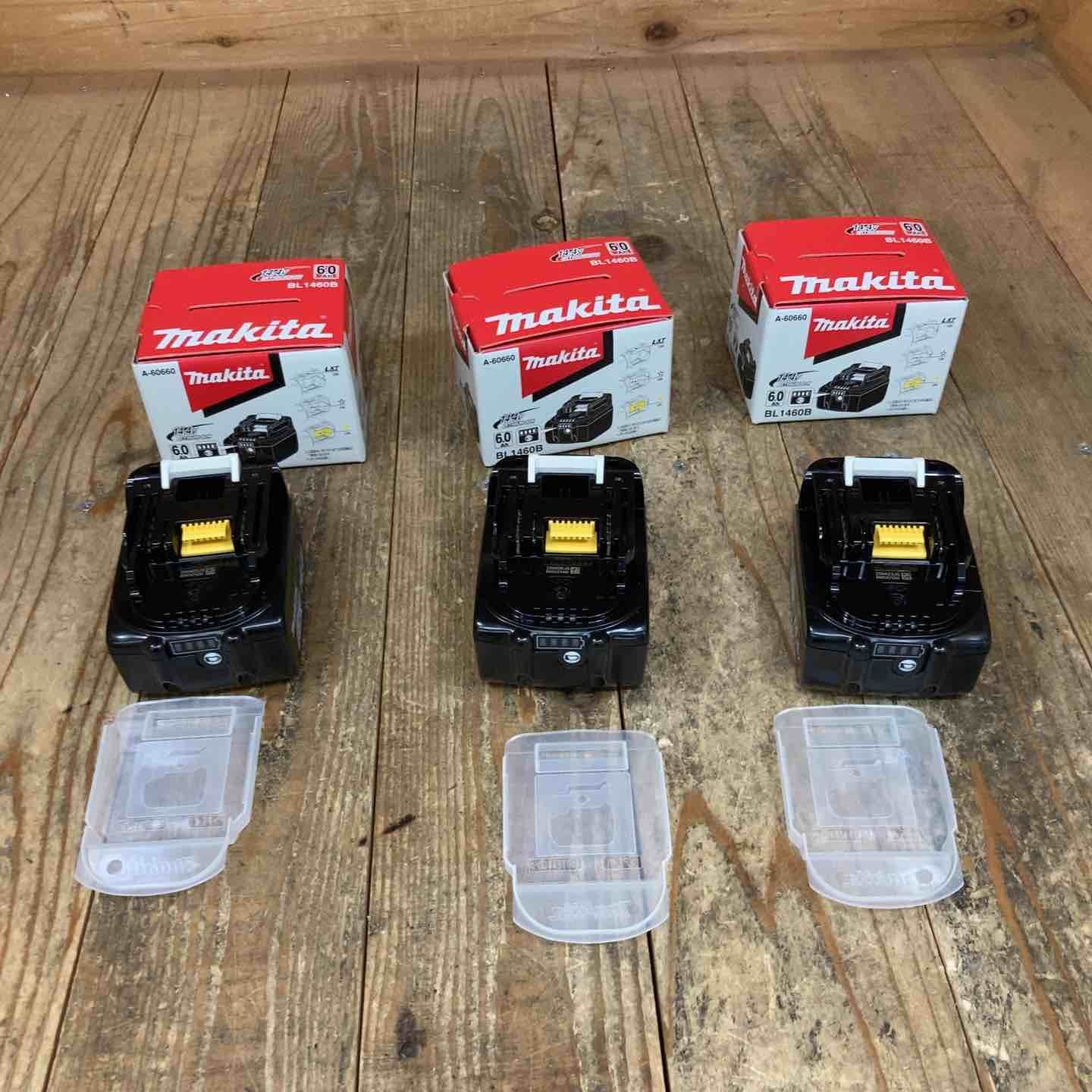 マキタ makita リチウムイオンバッテリー 14.4V 6.0Ah BL1460B 計3点 所沢店 BRIGHTFACE_UK