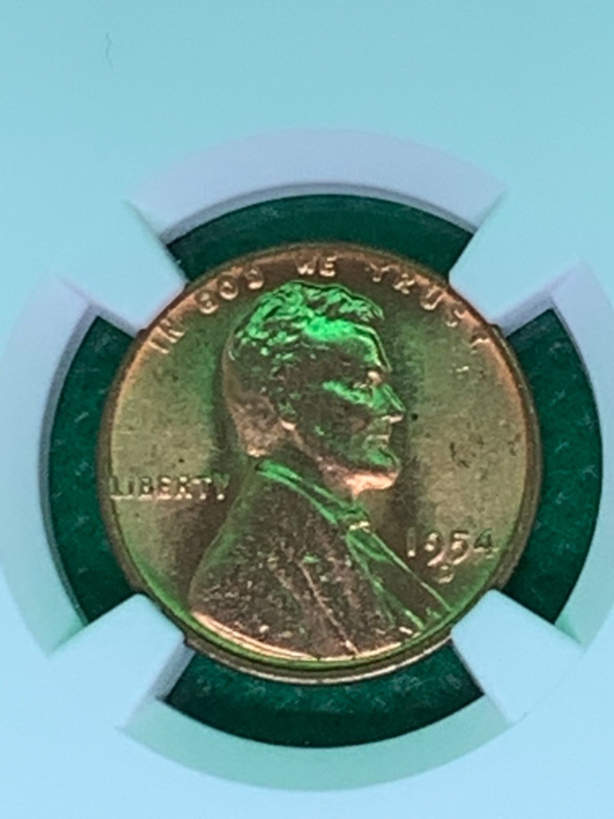 アメリカ合衆国 1954年 1セント NGC MS65 - メルカリ