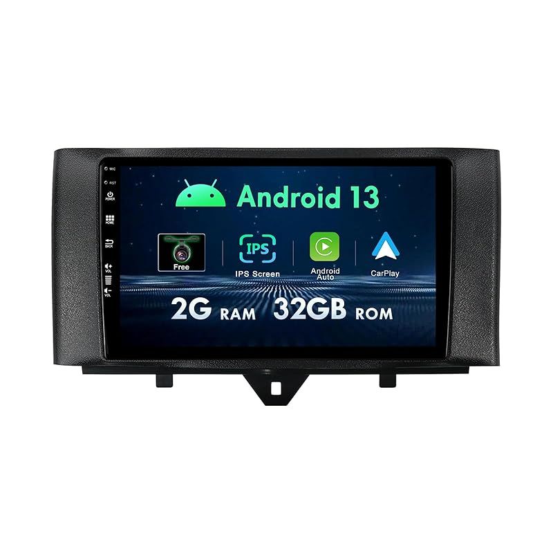 カーラジオ Android Auto ビデオ マルチメディア プレーヤー Mercedes Benz Smart Fortwo 2011-2015  Carplay 2 din オートラジオ GPS Carplay に適合 1 - メルカリ