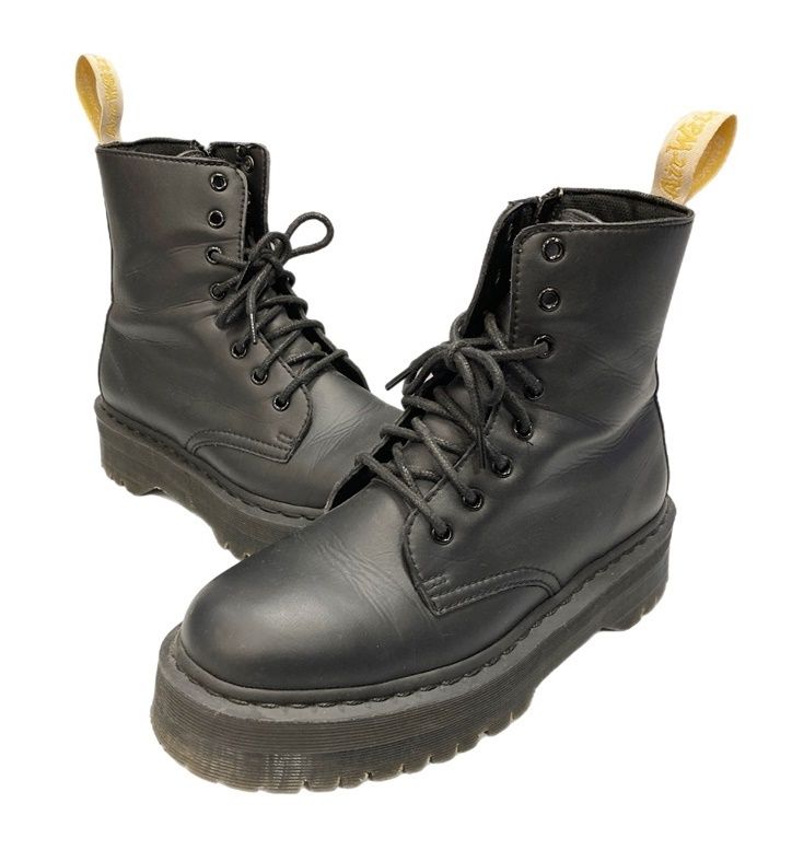 ドクターマーチン Dr.Martens V JODONⅡ MONO 8ホール ヴィーガン ジェイドン 2 モノ 厚底 ジッパー メンズ靴 ブーツ その他 ブラック UK8 101-shoes1676