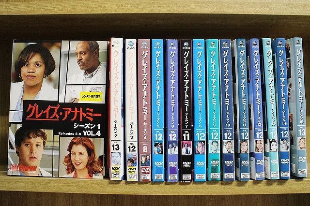 新品最安値 グレイズ・アナトミー シーズン1〜15 DVD 全169巻の通販 by