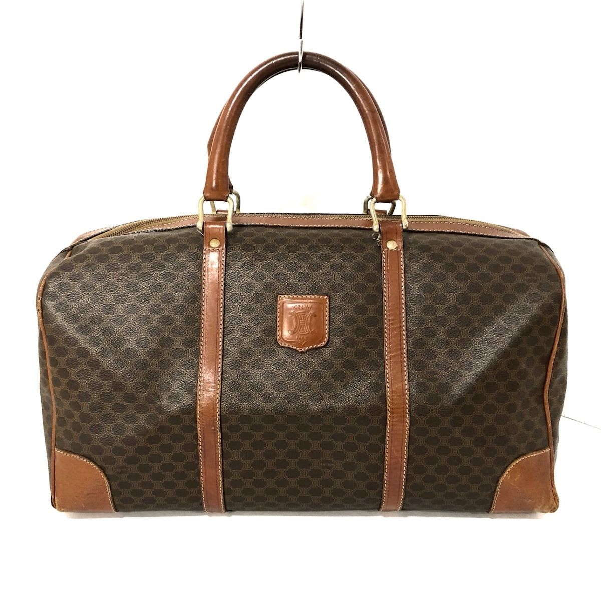 CELINE ブラウン ボストンバッグ CELINE セリーヌ ボストンバッグ 3WAY MEDIUM BOSTON TRIOMPHE