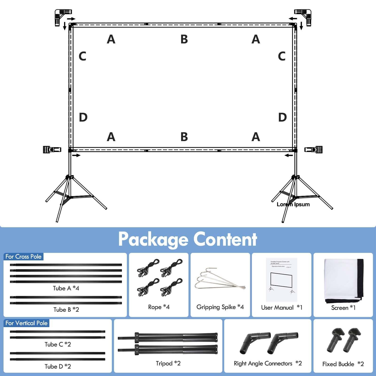 VISULAPEX 工型スタンド付き