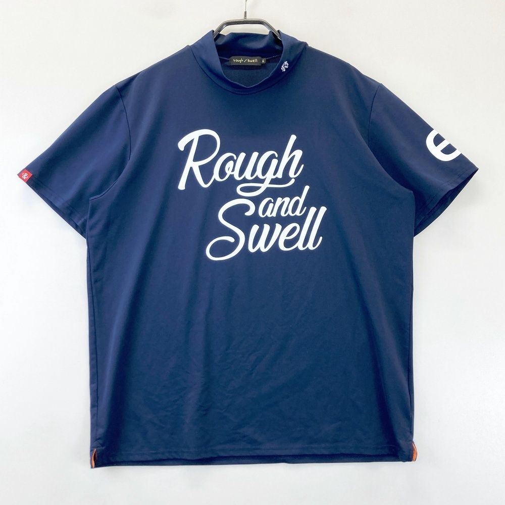 サイズ：L ROUGH&SWELL ラフアンドスウェル ハイネック 半袖T