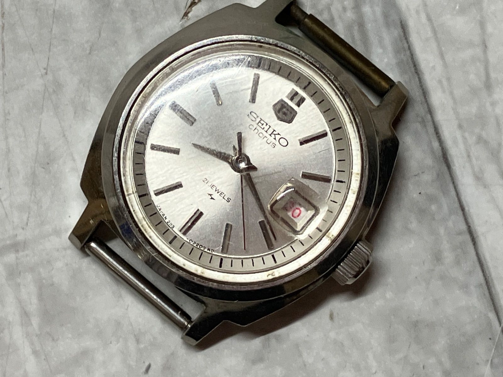 SEIKO セイコー 手巻き 2118-0260 CHORUS コーラス 21石 デイト 