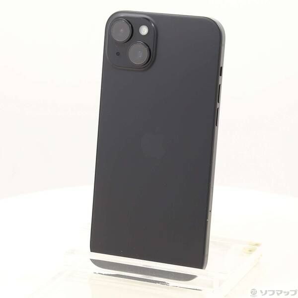 〔中古品〕〔展示品〕 iPhone15 Plus 256GB ブラック MU0F3J／A SIMフリー【258】