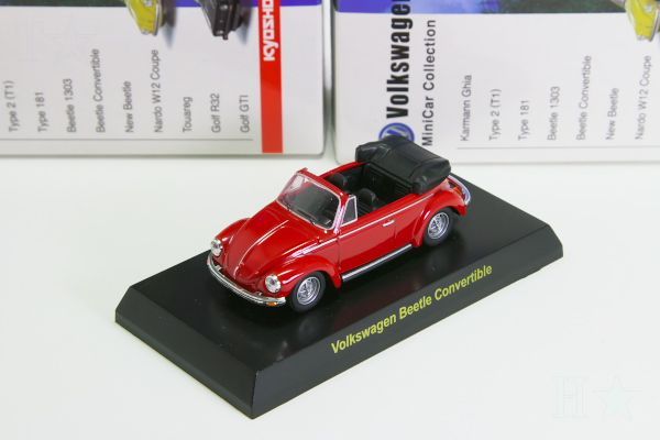 中古品＞京商 1/64 フォルクスワーゲン ビートル カブリオレ