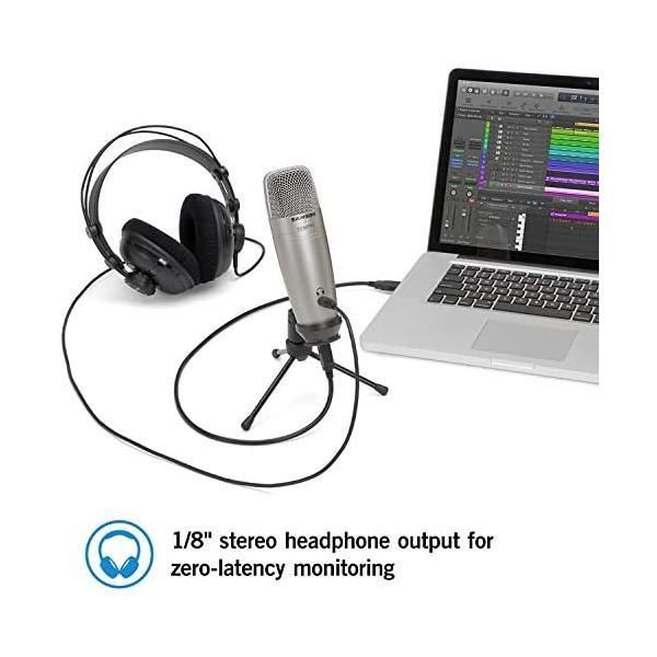 SAMSON マイク USBコンデンサ USBケーブル 3m付属 C01U PRO