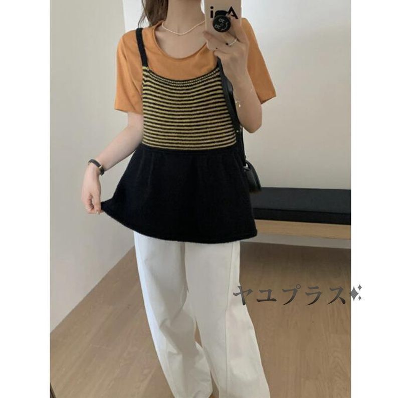 レディース ニットベスト