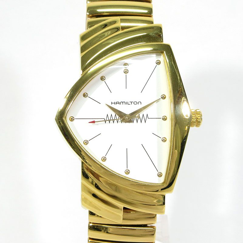 【美品】Hamilton ハミルトン ベンチュラ　H24301111 白 HAMILTON ハミルトン ベンチュラ 腕時計 H24301111 ホワイト 白