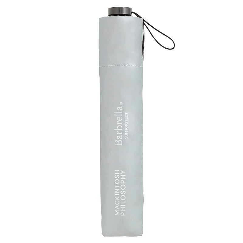MACKINTOSH PHILOSOPHY マッキントッシュ フィロソフィ 日傘 バーブレラ サンプロテクト 折りたたみ傘 軽量 遮熱 遮光 UVカット 晴雨兼用 直径102cm 親骨60cm 無地 11059 ホワイトシルバー