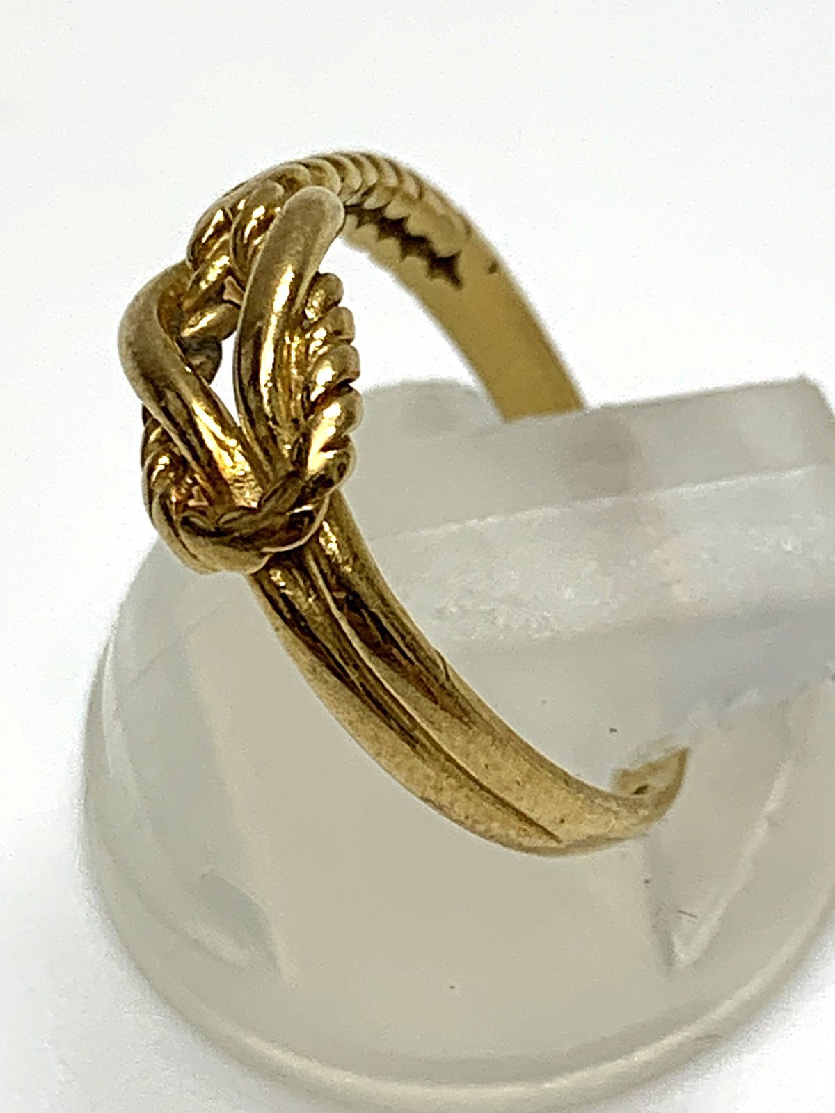 K18 指輪 ロープリング 11号 18金 K18 ロープ モチーフ リング 指輪