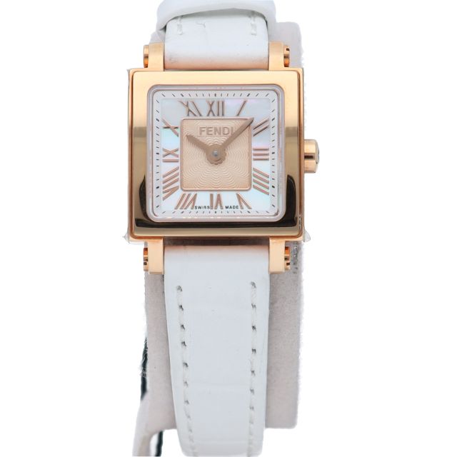 FENDI フェンディ クアドロミニ ホワイトシェル文字盤60500L 腕時計 FENDI フェンディ レディース腕時計 クアドロミニ クオーツ