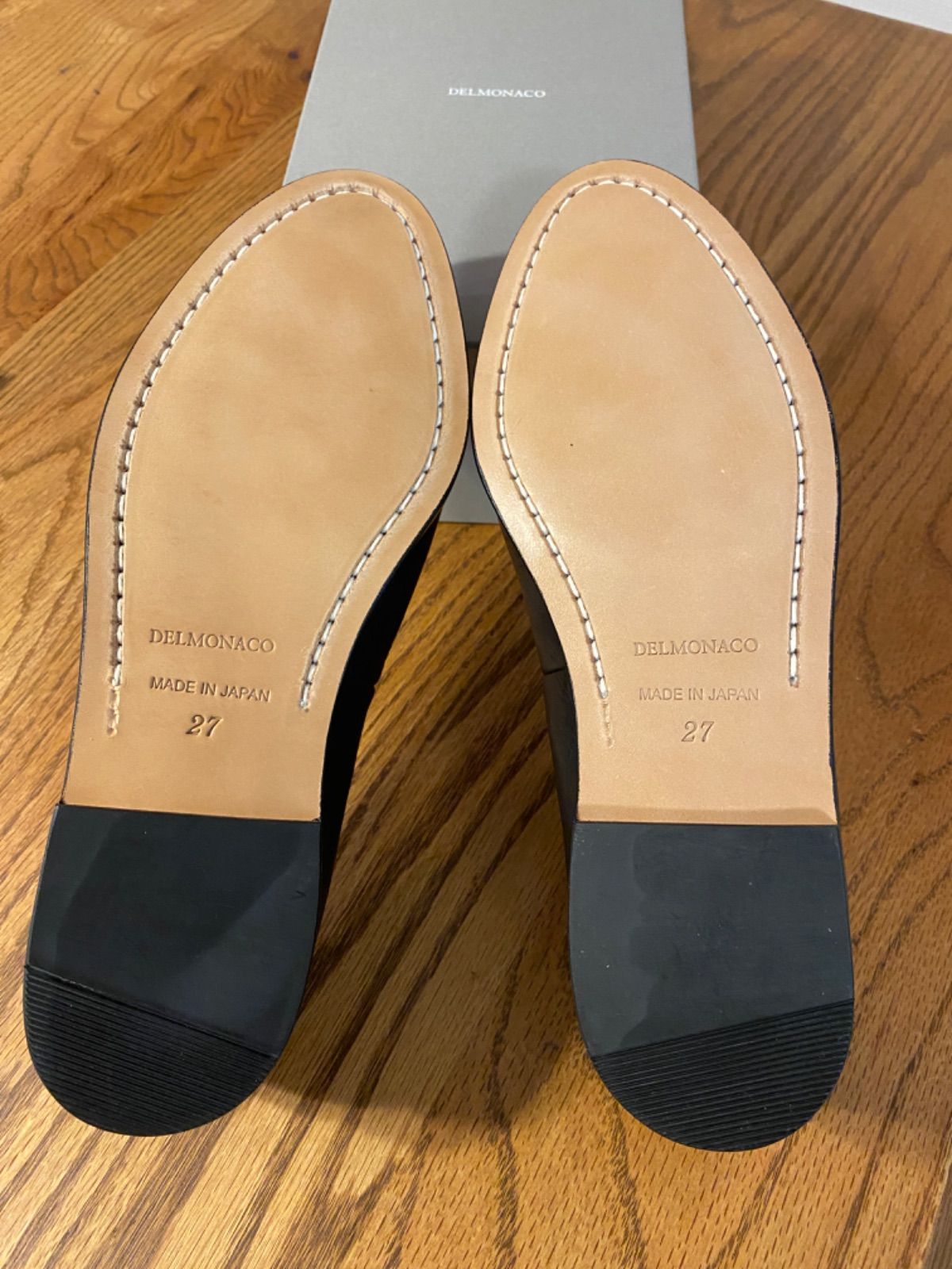 新品】DELMONACO（デルモナコ）紳士のためのパンプス 27.0cm