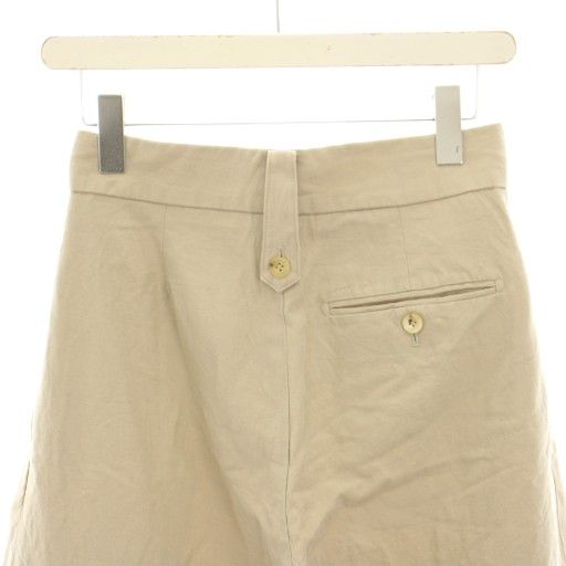 マーガレットハウエル MARGARET HOWELL ハイツイストコットンリネンパンツ HIGH TWIST COTTON LINEN PANTS ジップフライ 麻 リネン混 1 ベージュ 578-9142008 YT DECORATOM_COM_BR