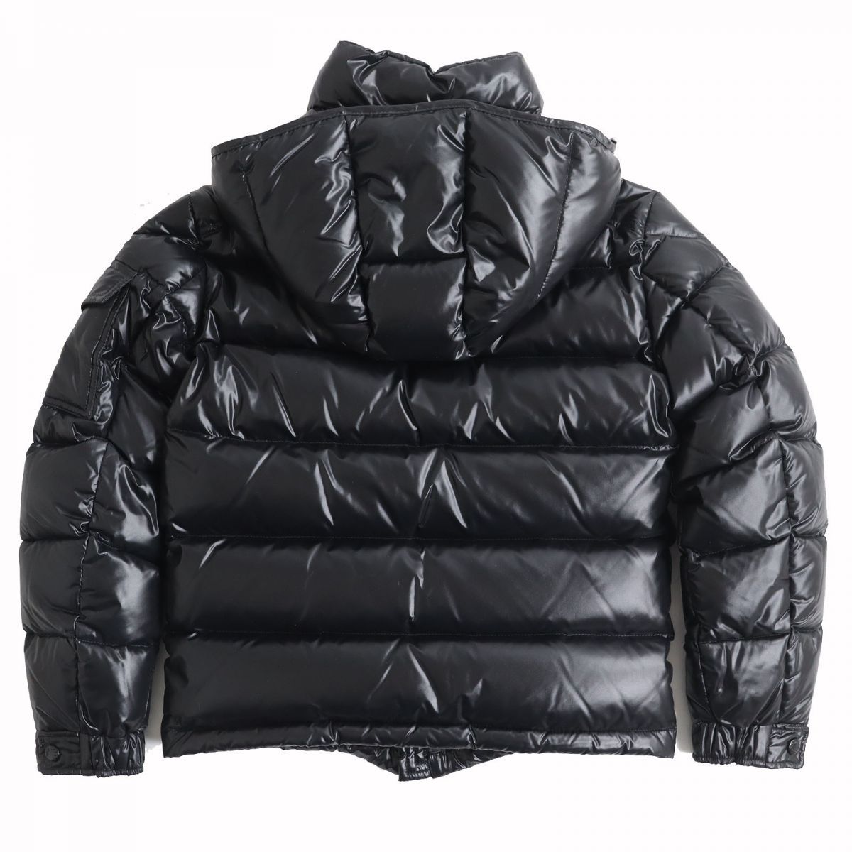 美品△正規品 MONCLER モンクレール MAYA GIUBBOTTO マヤ ロゴワッペン フーデッド ダブルジップ ダウンジャケット ブラック 0  メンズ 人気 - メルカリ