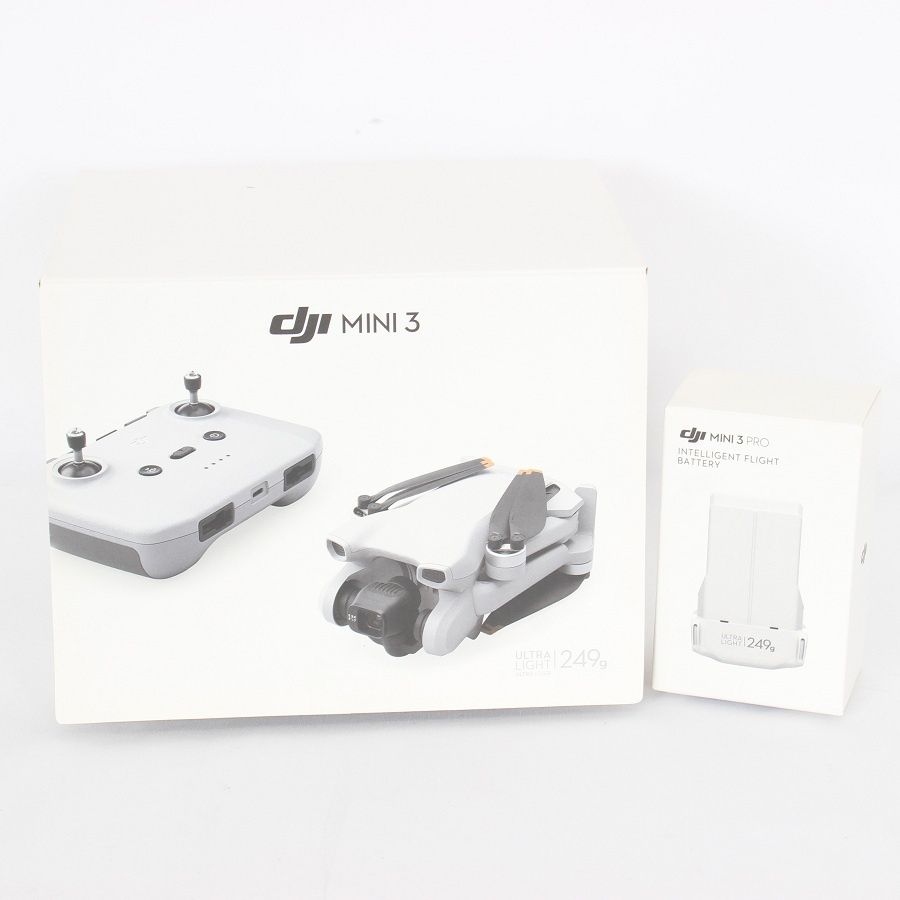 【美品】DJI Mini 3 予備バッテリー付き RC-N1送信機付属 M16307 ドローン 空撮カメラ 本体 美品】DJI Mini 3 予備バッテリー付き RC-N1送信機付属 M16307