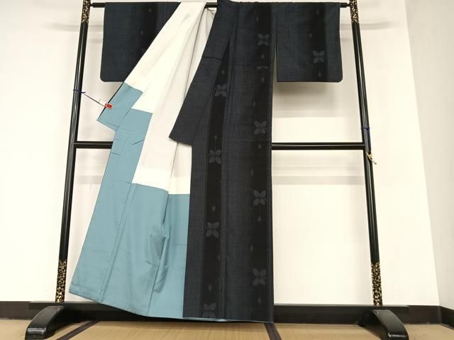 飛び亀甲柄 正絹