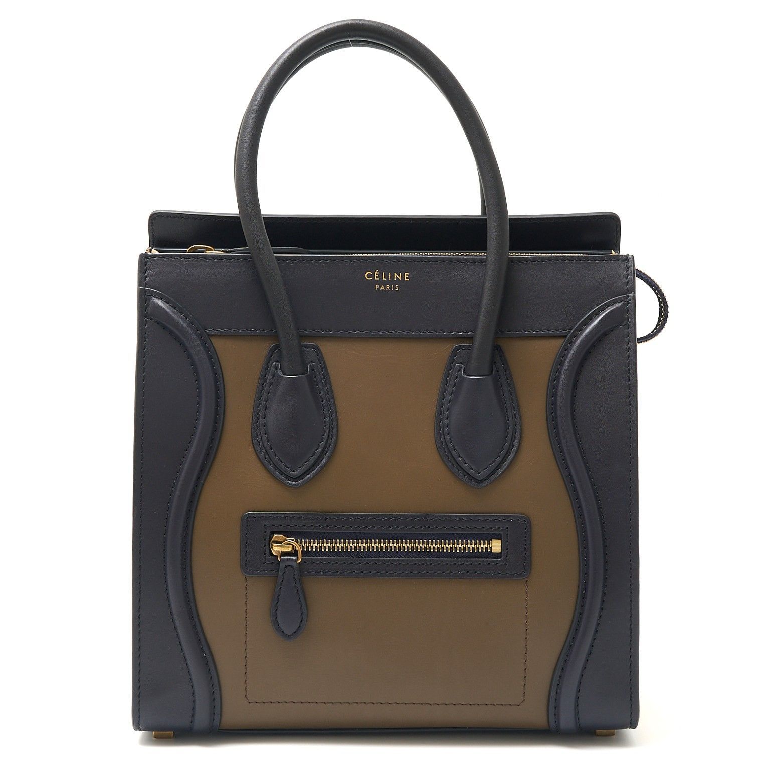 CELINE セリーヌ ラゲージ マイクロショッパー ハンドバッグ